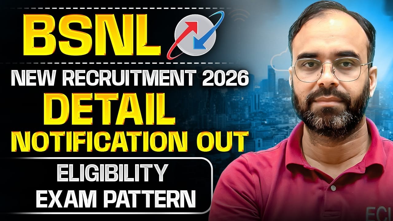 BSNL TELECOM 2026 | DETAIL NOTIFICATION OUT  🔥|   #electrical #sureshsir #bsnl