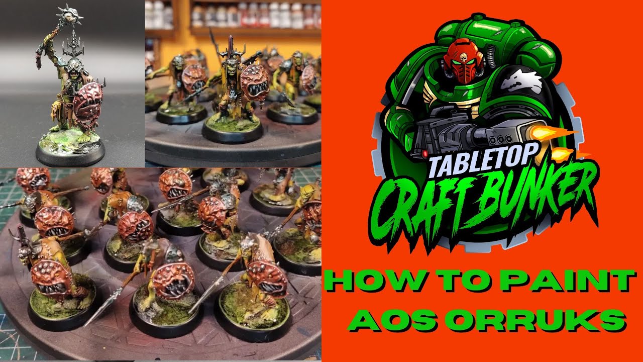 How to paint AoS Orruks - Speedpainting Methode
