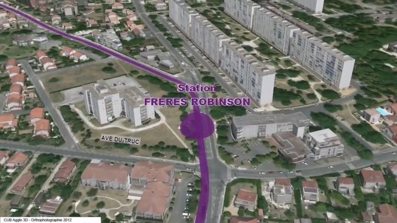 Survol extension Tram A Mérignac