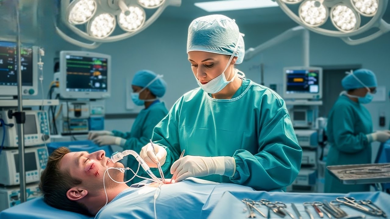 **Une jeune docteure sauve un père célibataire en chirurgie — sans savoir qu’il l’avait sauvée**