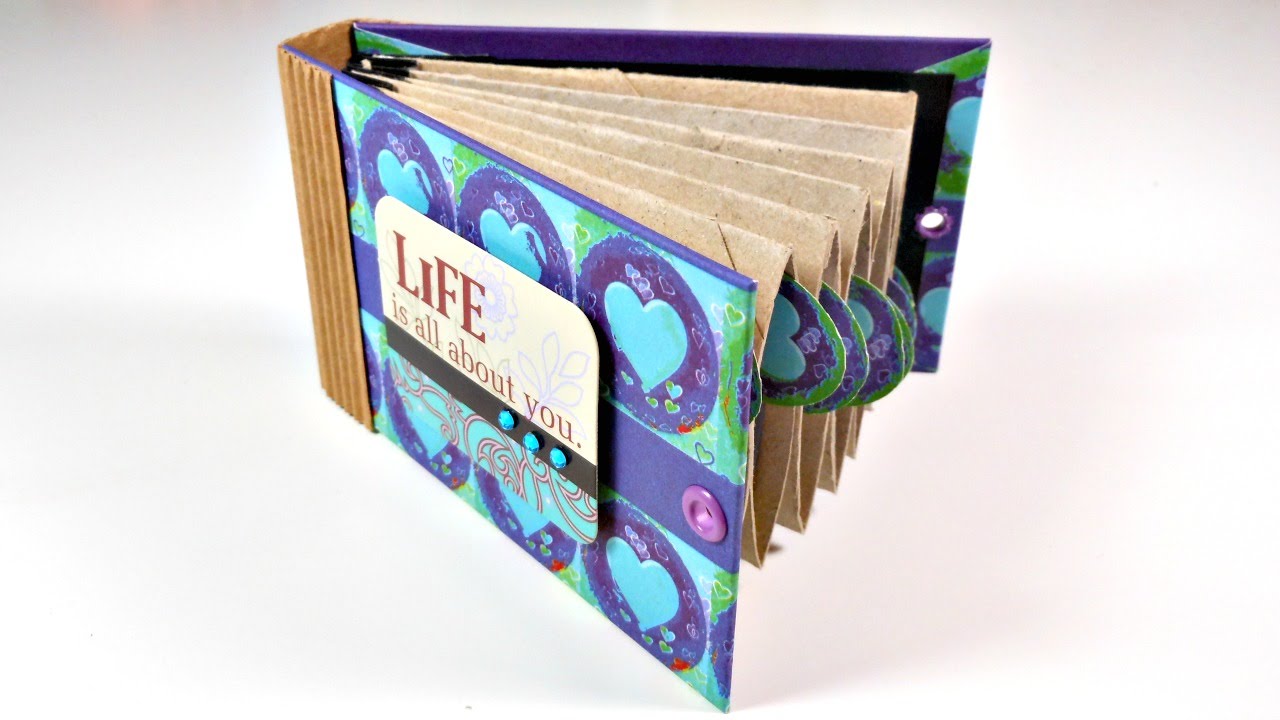 Tutorial: Mini álbum con material reciclado | Scrapbooking y Reciclaje | Mundo@Party