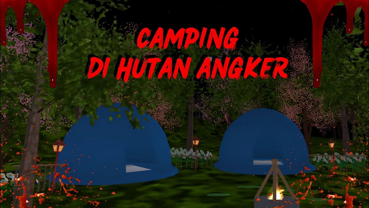 CAMPING DI HUTAN ANGKER || HORROR MOVIE SAKURA SCHOOL SIMULATOR