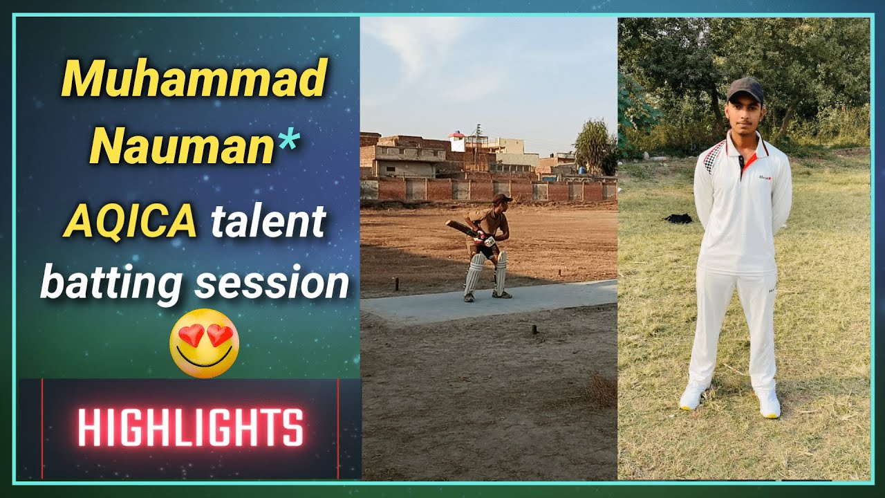 Future talent💯, Muhammad Nauman, batting session😍🏏#15. Ahmad CricketWala✅. MrCricketWala.