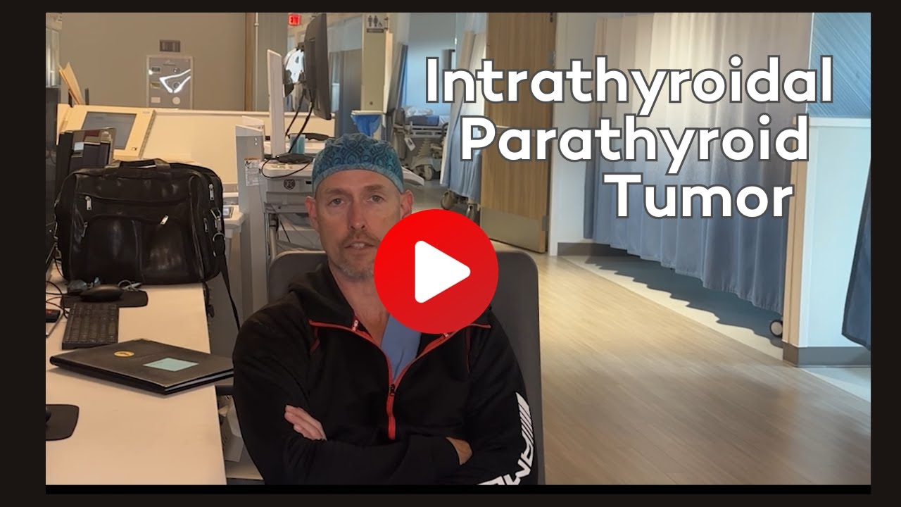 Intrathyroidal parathyroid tumor led to unsuccessful surgery, then patient found us and was cured!