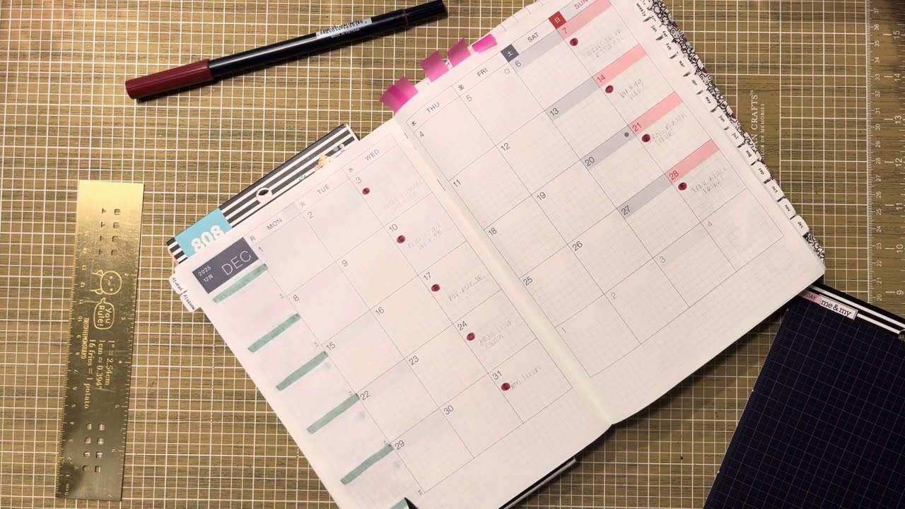 Hobonichi Cousin Setup: December 2025