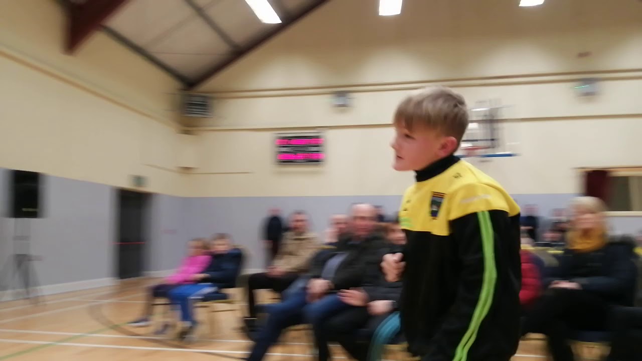 Inagh-Kilnamona U13A victory presentation.