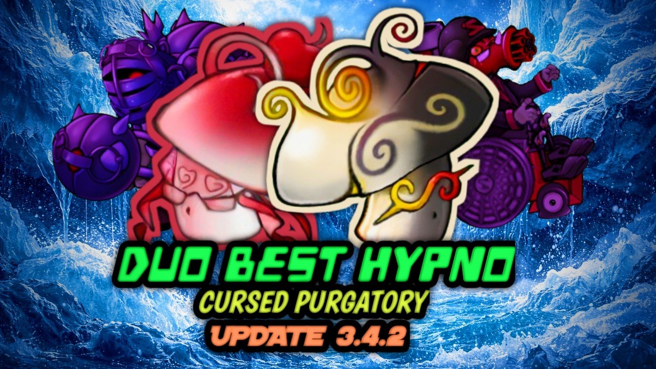 DUO BEST HYPNO SHROOM 👑 | ODYSSEY PURGATORY CURSED UPDATE 3.4.2【PVZ:FUSION】