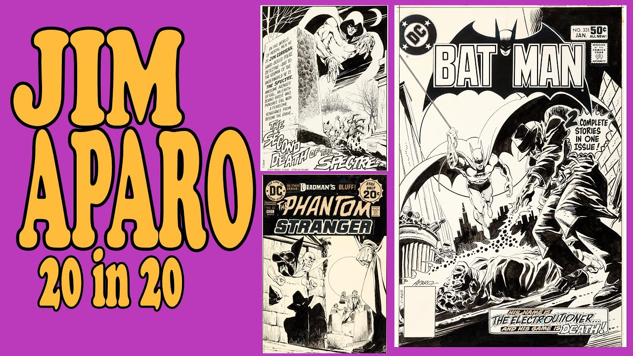 JIM APARO 20 in 20!  (1970's Batman and the Spectre and more!)