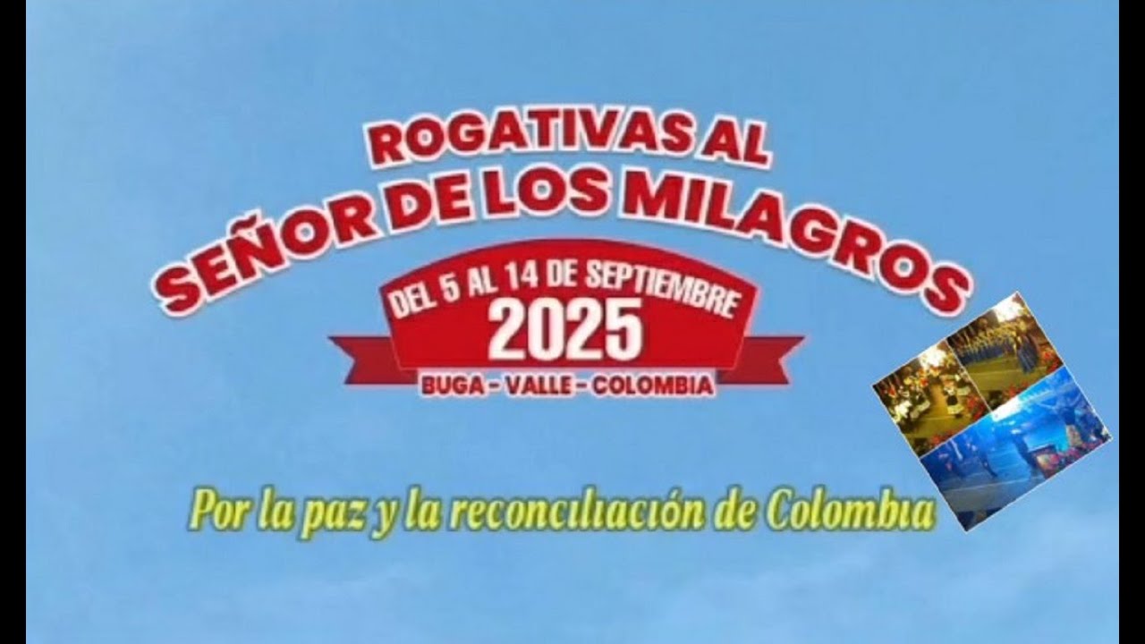 Acto cultural Rogativas 1º día viernes 5 de Sept. - 2025-7:30 p. m.  Basílica Señor de los Milagros