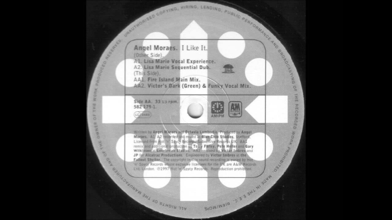 Angel  Moraes - l Like lt -  Fire  lsland  Main  Mix.       1997.      (HD).