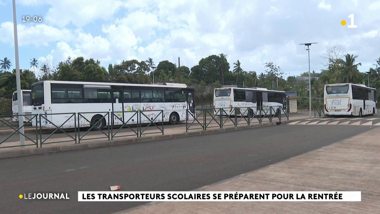 Transports scolaires prêts pour la rentrée à Mayotte !