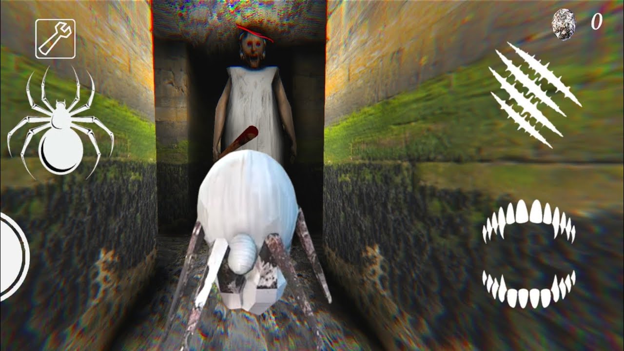 PLAYING AS SPIDER MOM IN GRANNY 1.8.2 REMADE || GRANNY CAN COME IN SEWER 