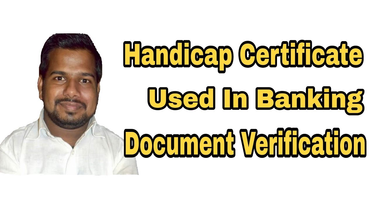 Disability Certificate Used For IBPS Document Verification || Vinayak Yadav