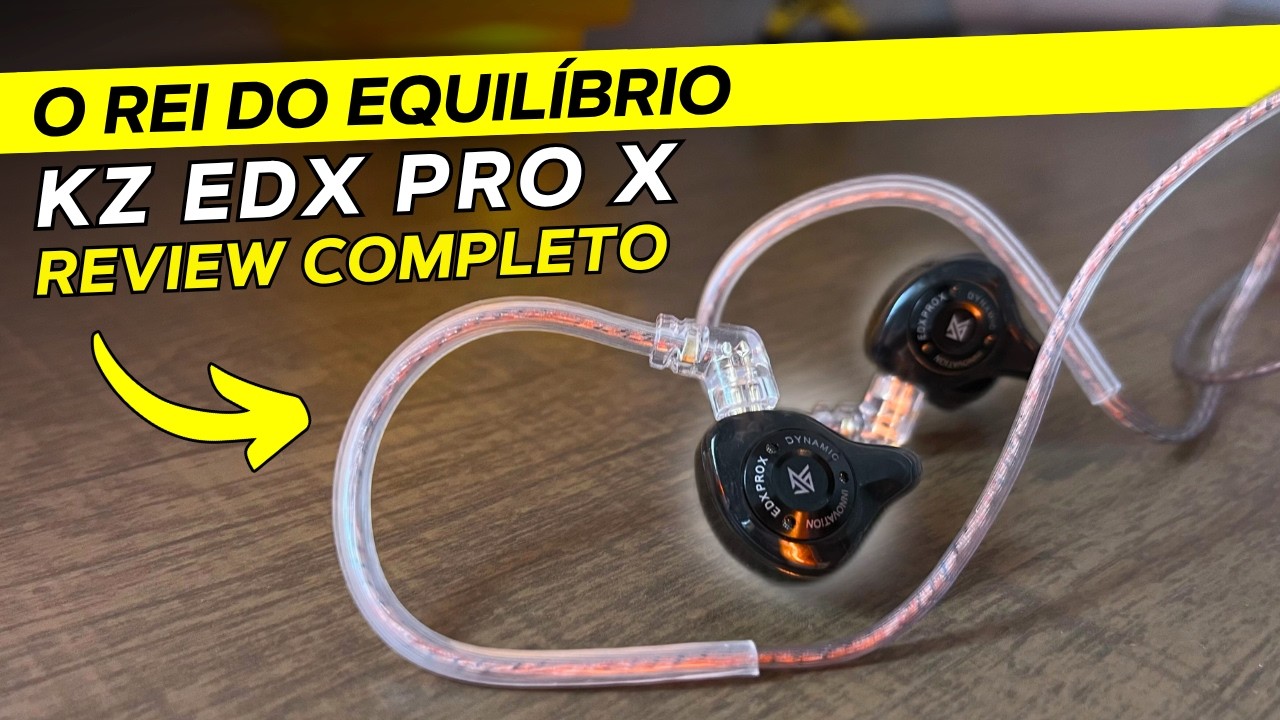 KZ EDX PRO X - O FONE Mais EQUILIBRADO da KZ? (Review Completo)