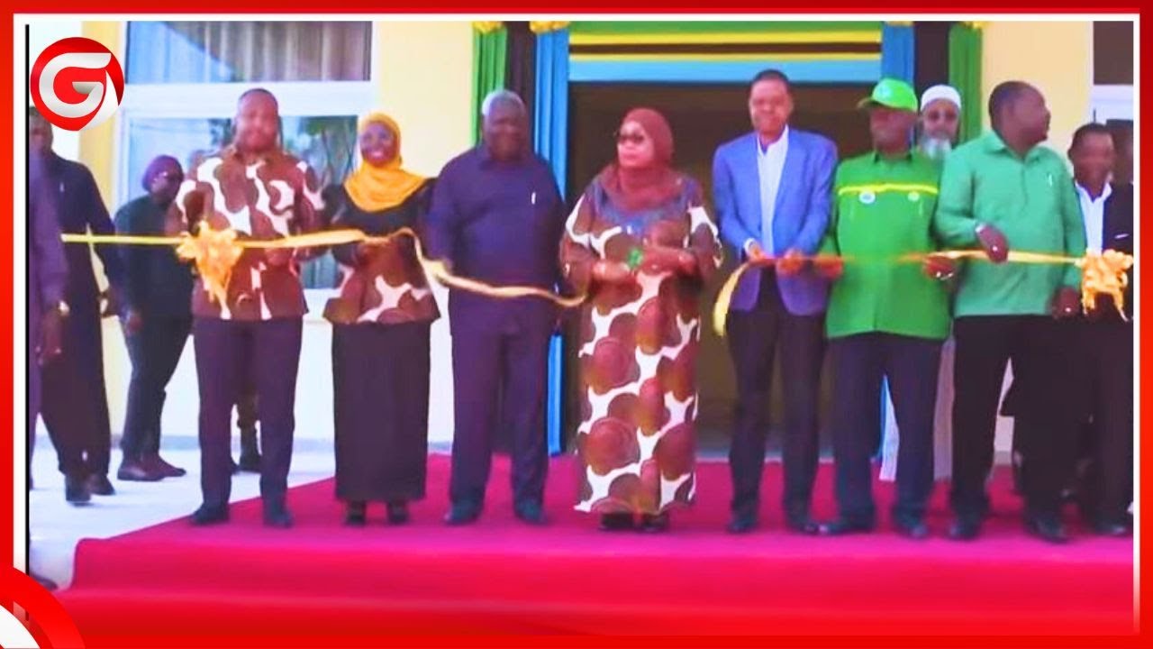 VIDEO: TAZAMA ALICHOKIFANYA RAIS SAMIA KWENYE UZINDUZI wa SKULI ya KISASA BUMBWINI - ZANZIBAR....