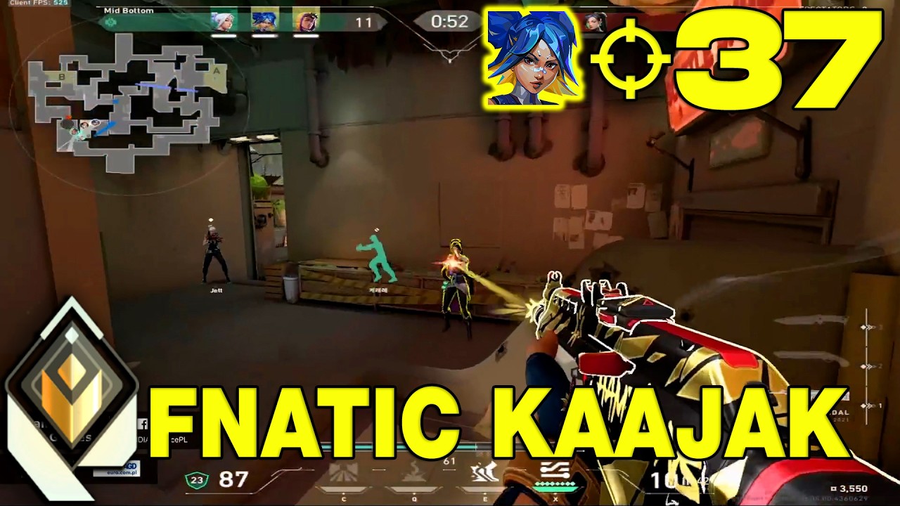 THE BEST AIM RIGHT NOW?! - FNATIC kaajak [EU] #MatchMVP