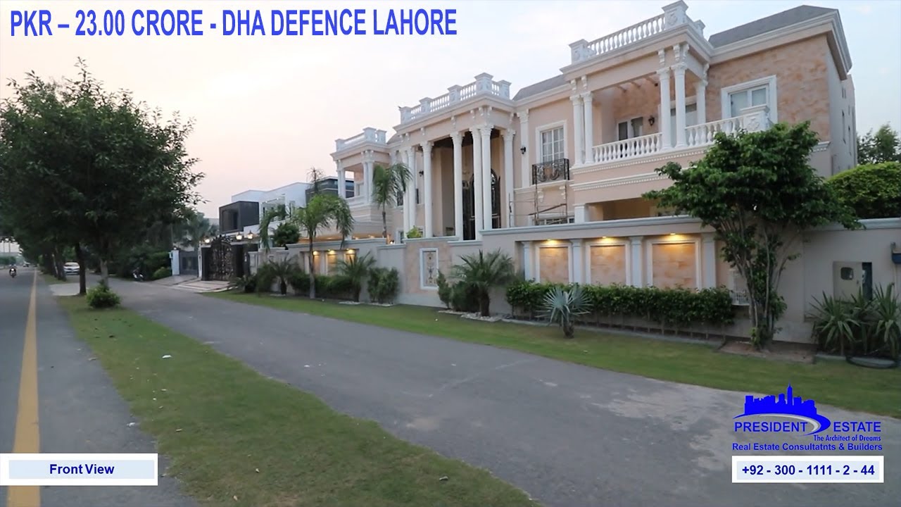 23 CRORE | DHA LAHORE,s 2 KANAL ROYAL CLASSIC VICTORIAN LUXURY FURNISHED PALACE PHASE 5 | H No 36