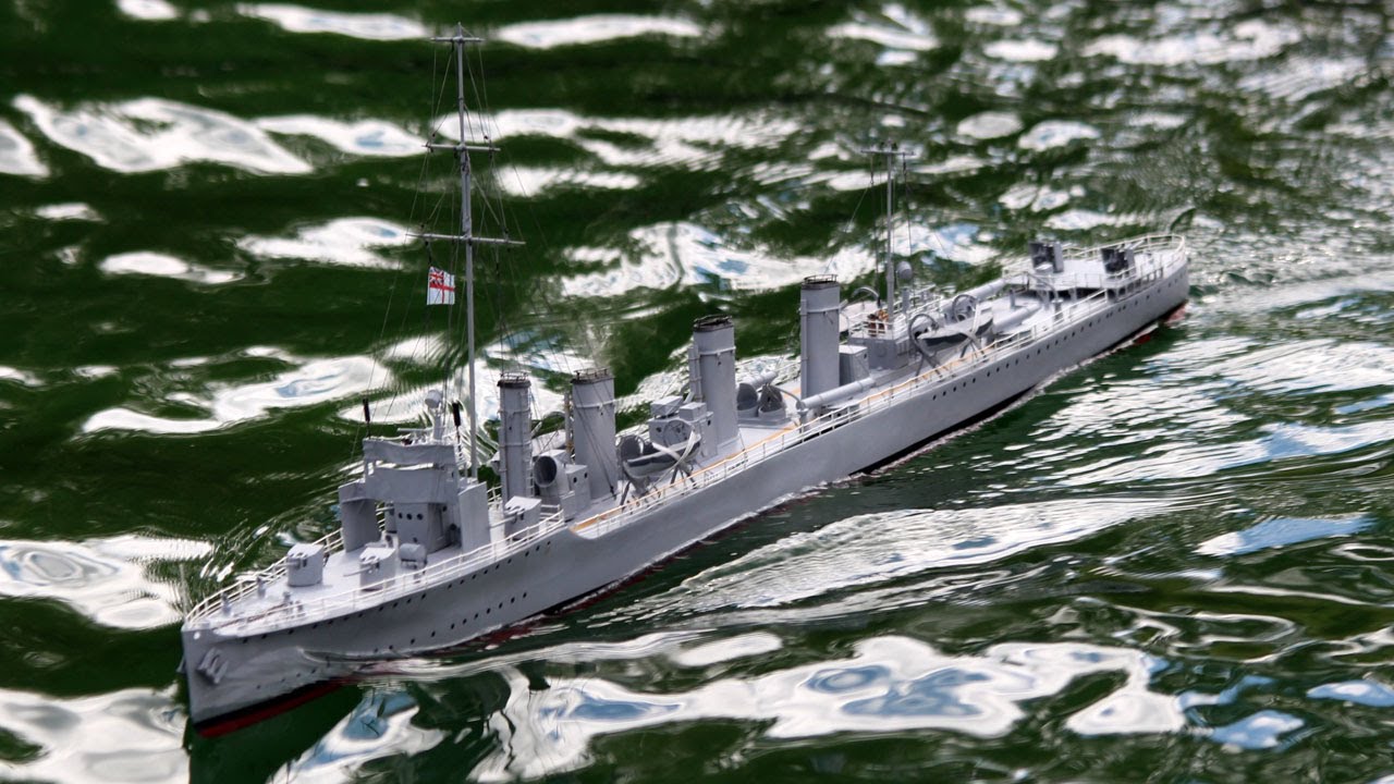 HMS Broke WW1 | 1/96 scale Destroyer | 3D Printed