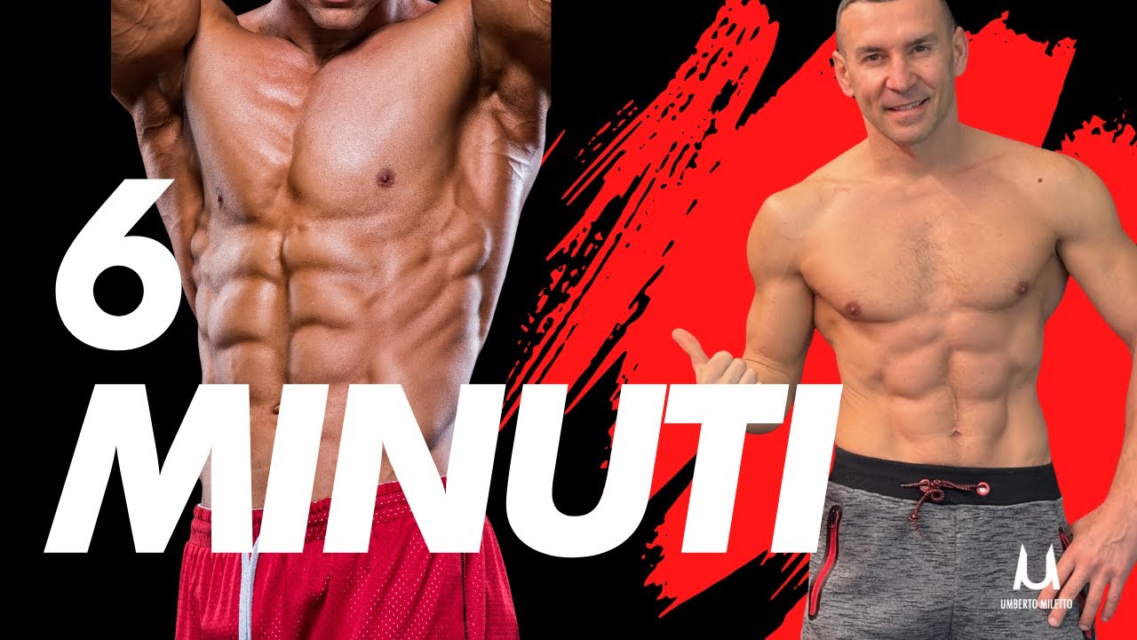 Workout Addominali di 6 minuti senza attrezzi