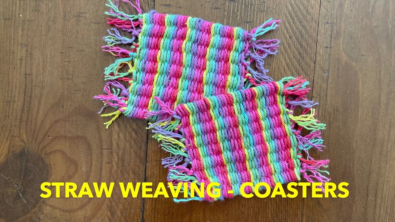 Straw Weaving - Coaster