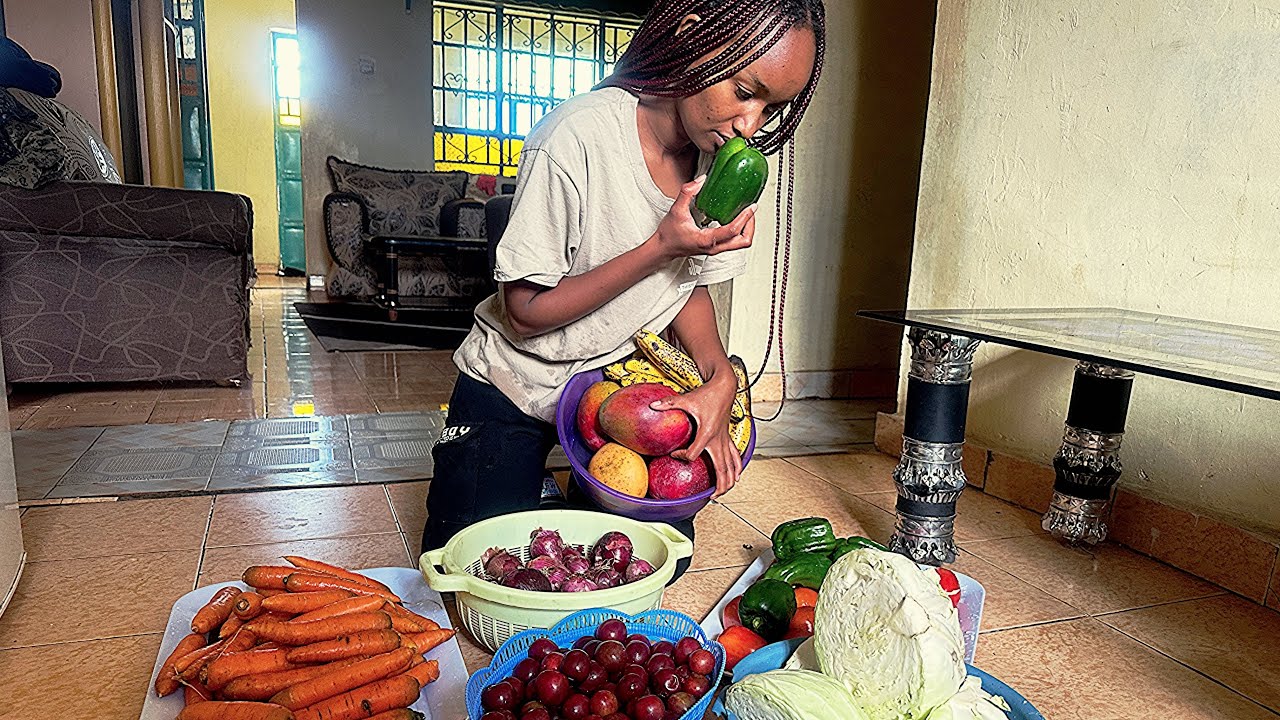 WANJIKU WAINAINA RESTOCK MY MUM’S KITCHEN WITH ME 🤍