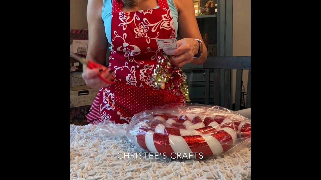 ChrisTee’s Crafts - Noodle Peppermint Candy DIY