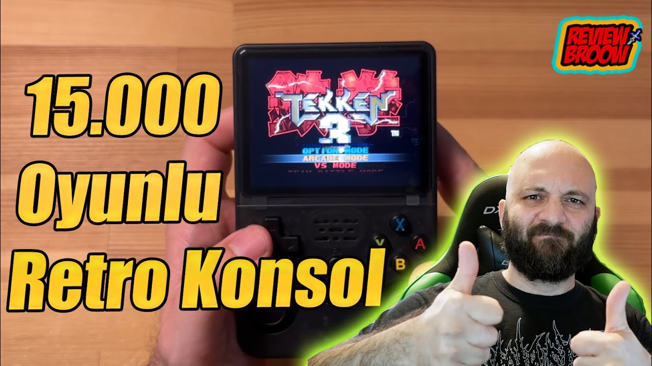 15.000 Oyunlu R36S Retro El Oyun Konsolu ! Tam f/p canavarı!