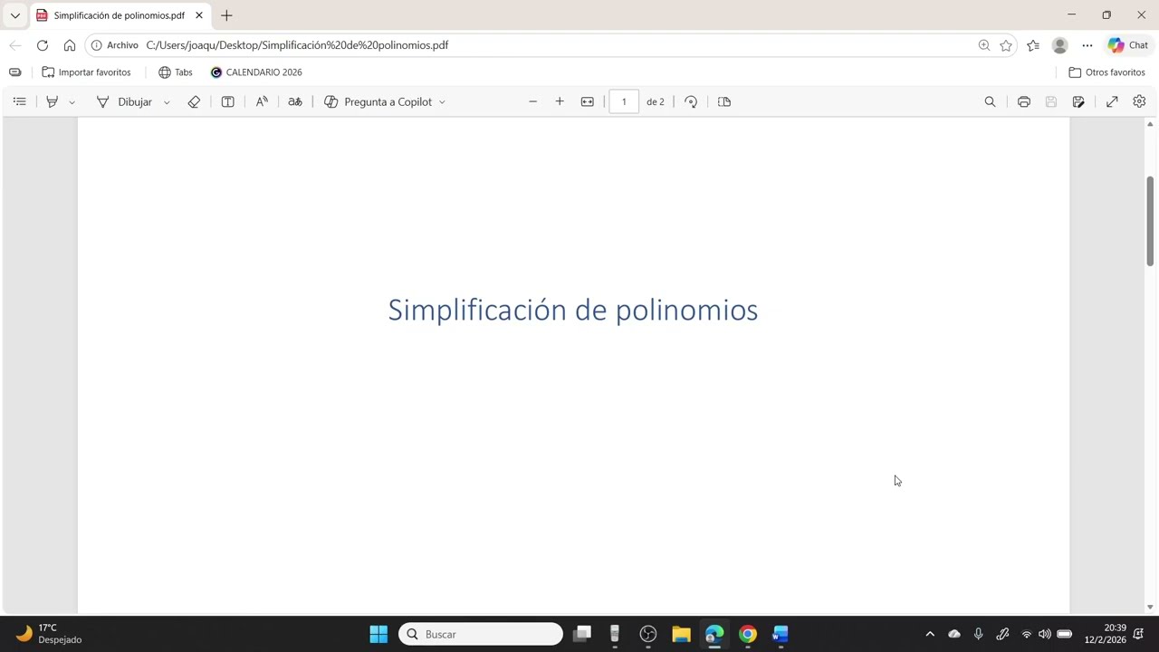 Simplificación con fórmulas notables