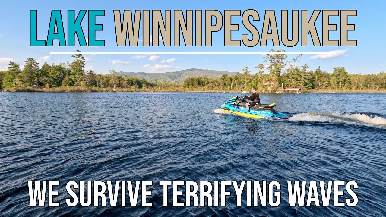 Huge Waves on Lake Winnipesaukee - Our Yamaha WaveRunners Handled It Like a Champ!