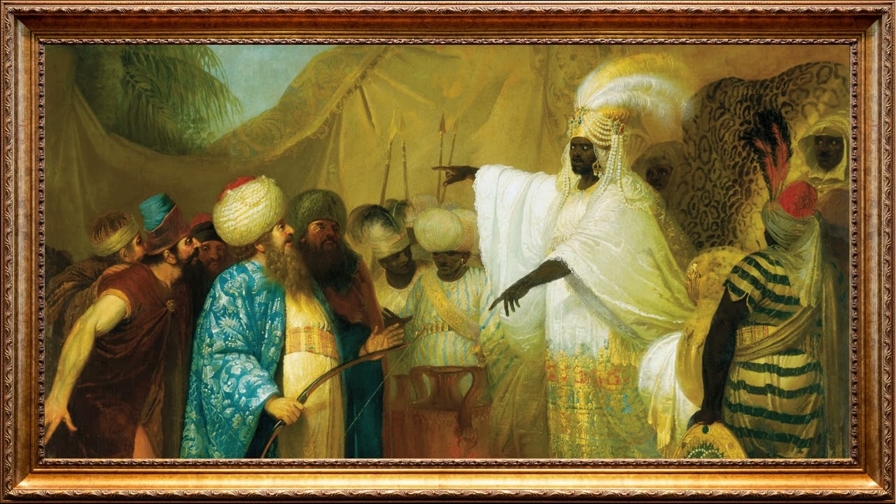 African Luxury Art Vintage Oil Painting | Framed Art Aesthetics Screensaver for TV