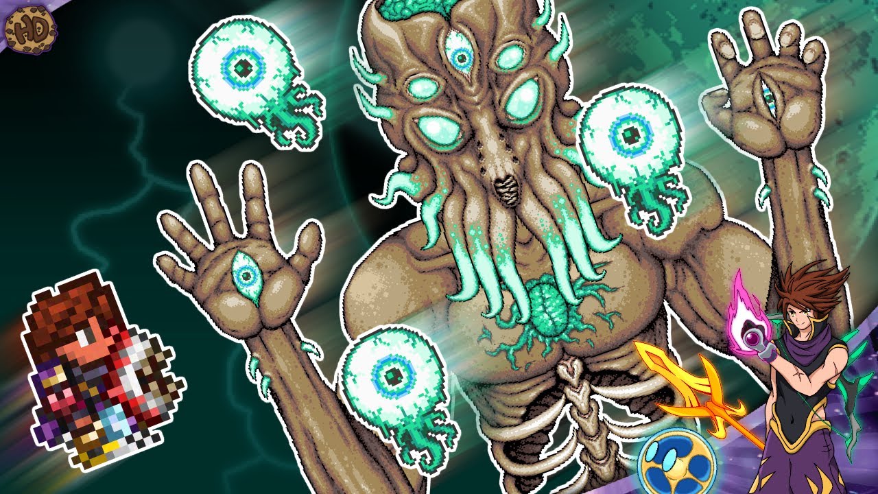 MASTER MODE but the Moon Lord DESTROYS me! | Terraria 1.4 HappyDays