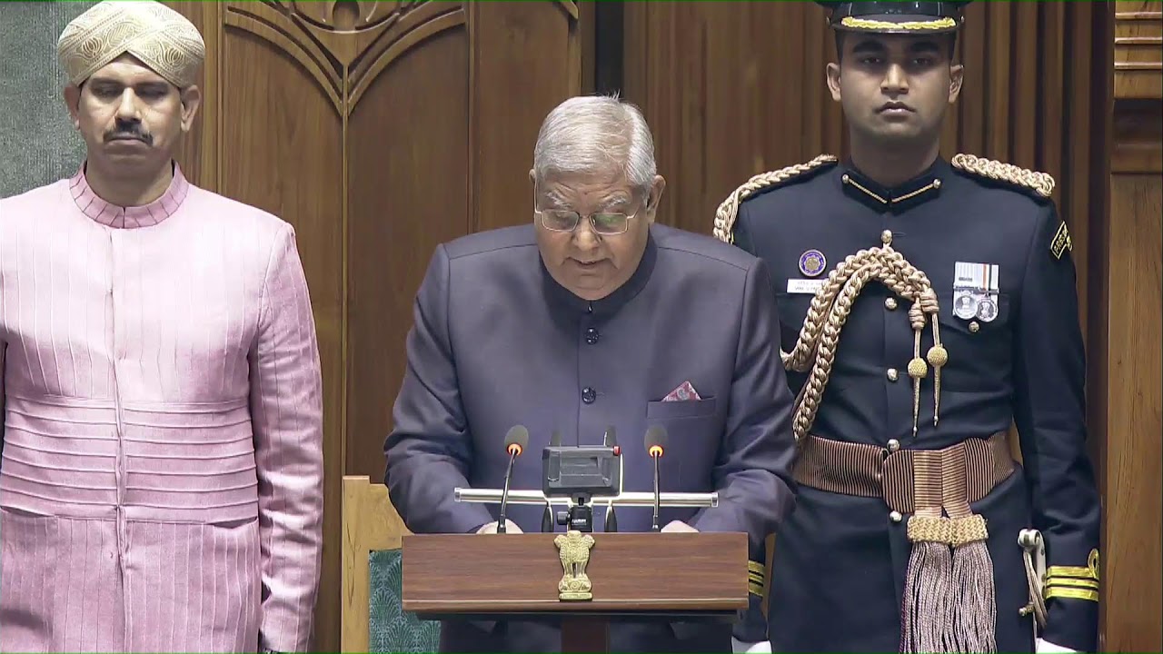 President Droupadi Murmu addresses both Houses of the Parliament