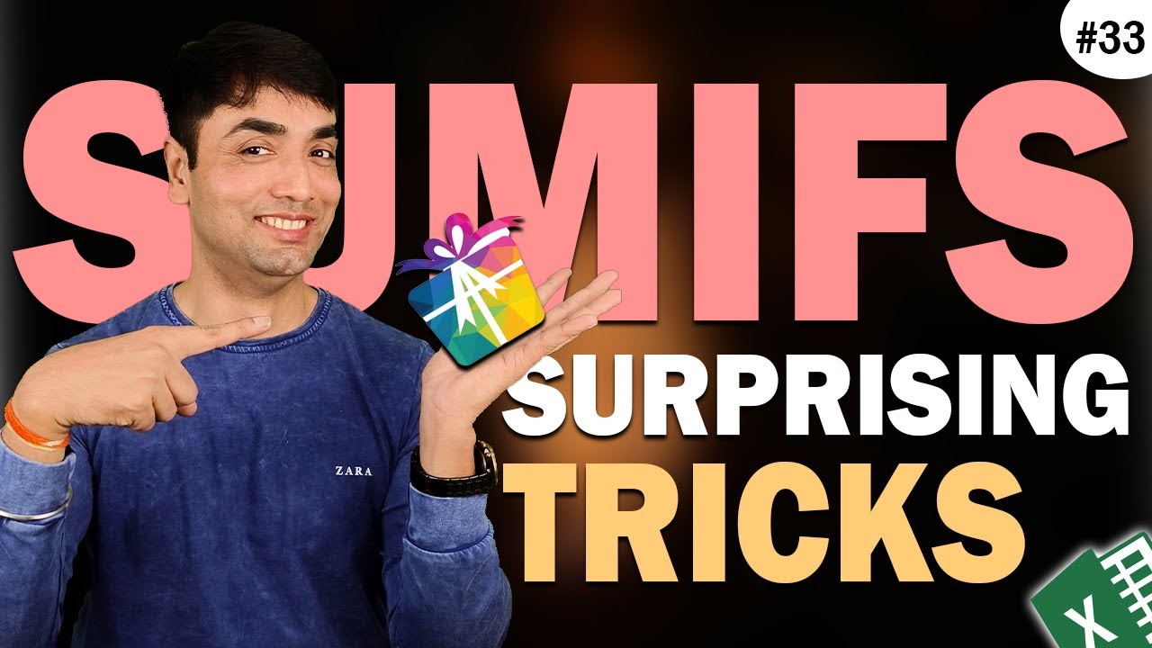 SURPRISING Sumifs Trick in Excel | SUMIFS Function Hindi