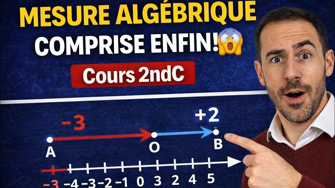 La MESURE ALGÉBRIQUE expliquée FACILEMENT 😱 | Méthode simple pour tout comprendre (2ndC)