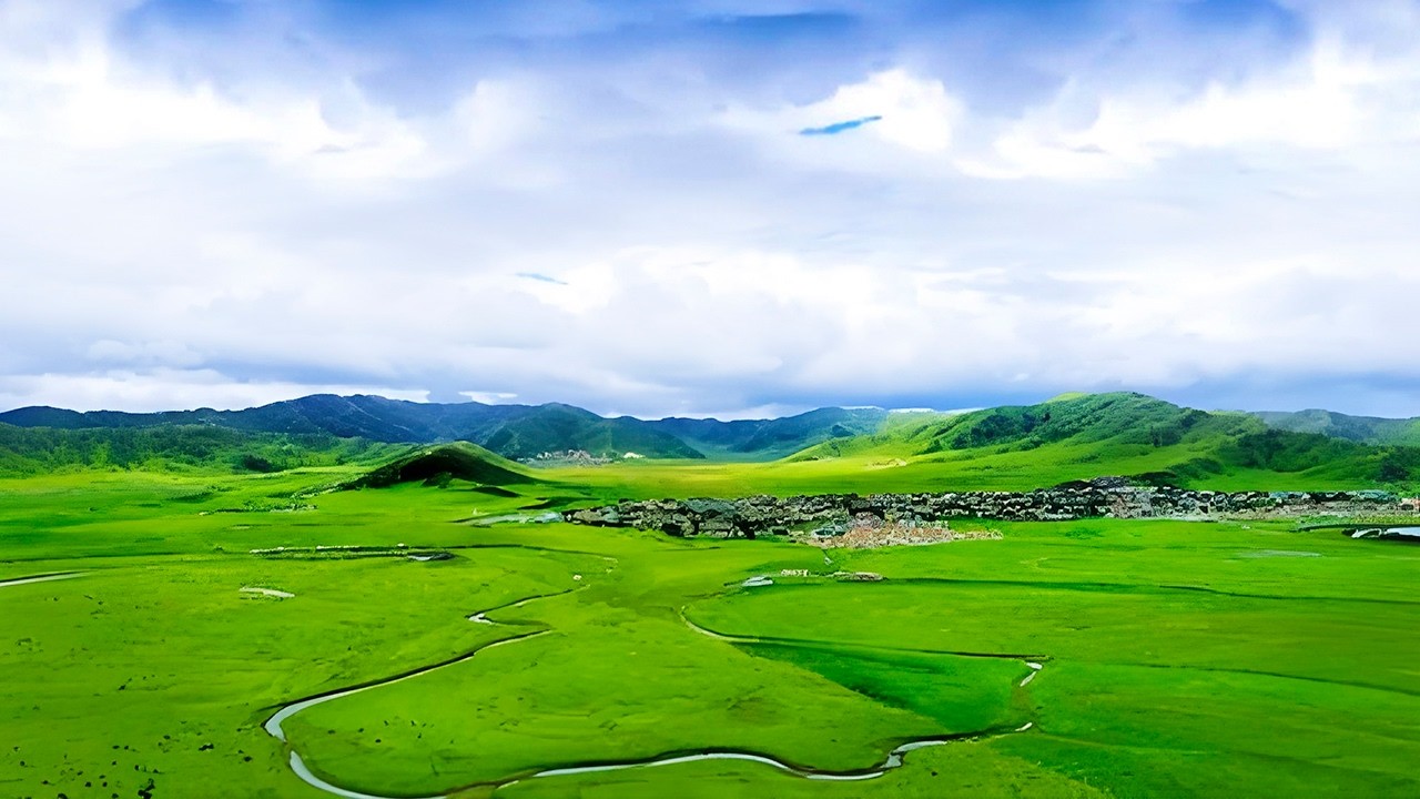 Driving in Ruoergai Grassland | 4K 60fps | This is a magnificent and dazzling emerald from nature!