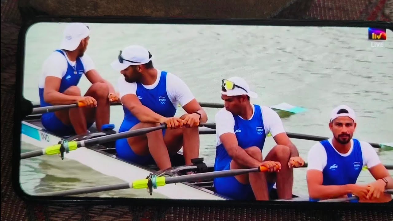 Asian Games Semi-final  (1st🇮🇳) & IND Team 🚣‍♂️ 👉M4X. #asiangames2023 #rowing #Jakarkhanrowing #race