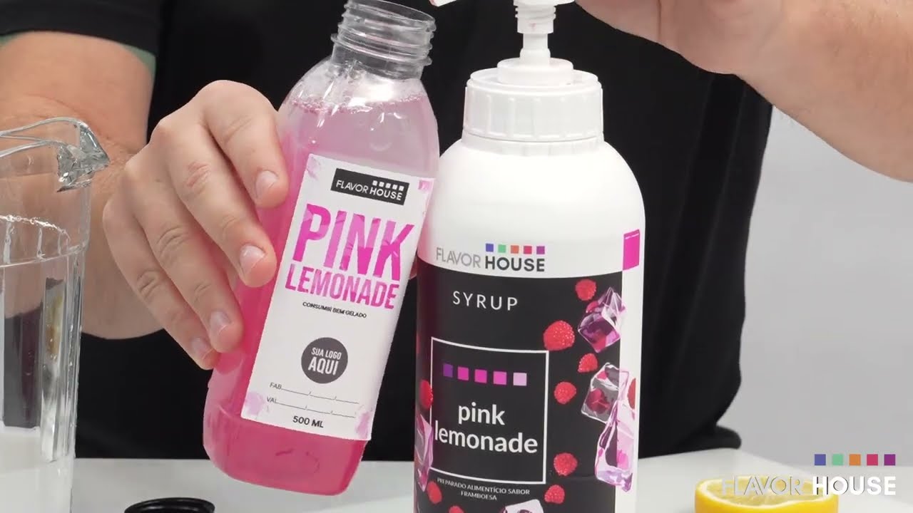 Limonada Americana + Pink Lemonade (na garrafinha Delivery)