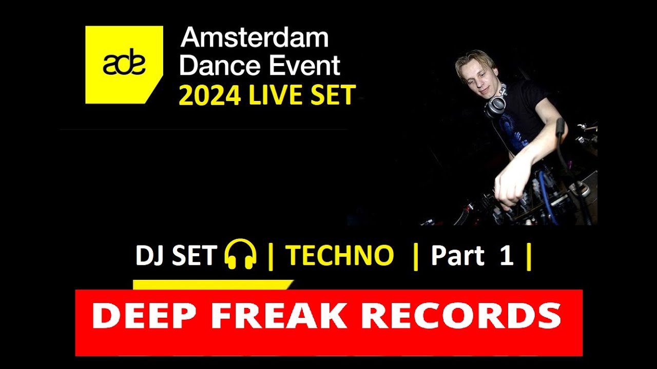 Amsterdam Dance Event 2024 Aftermovie 🟨 ADE 2024 | Techno DJ Set ❤️‍🔥 | ADE Aftermovie |  Tracklist✅