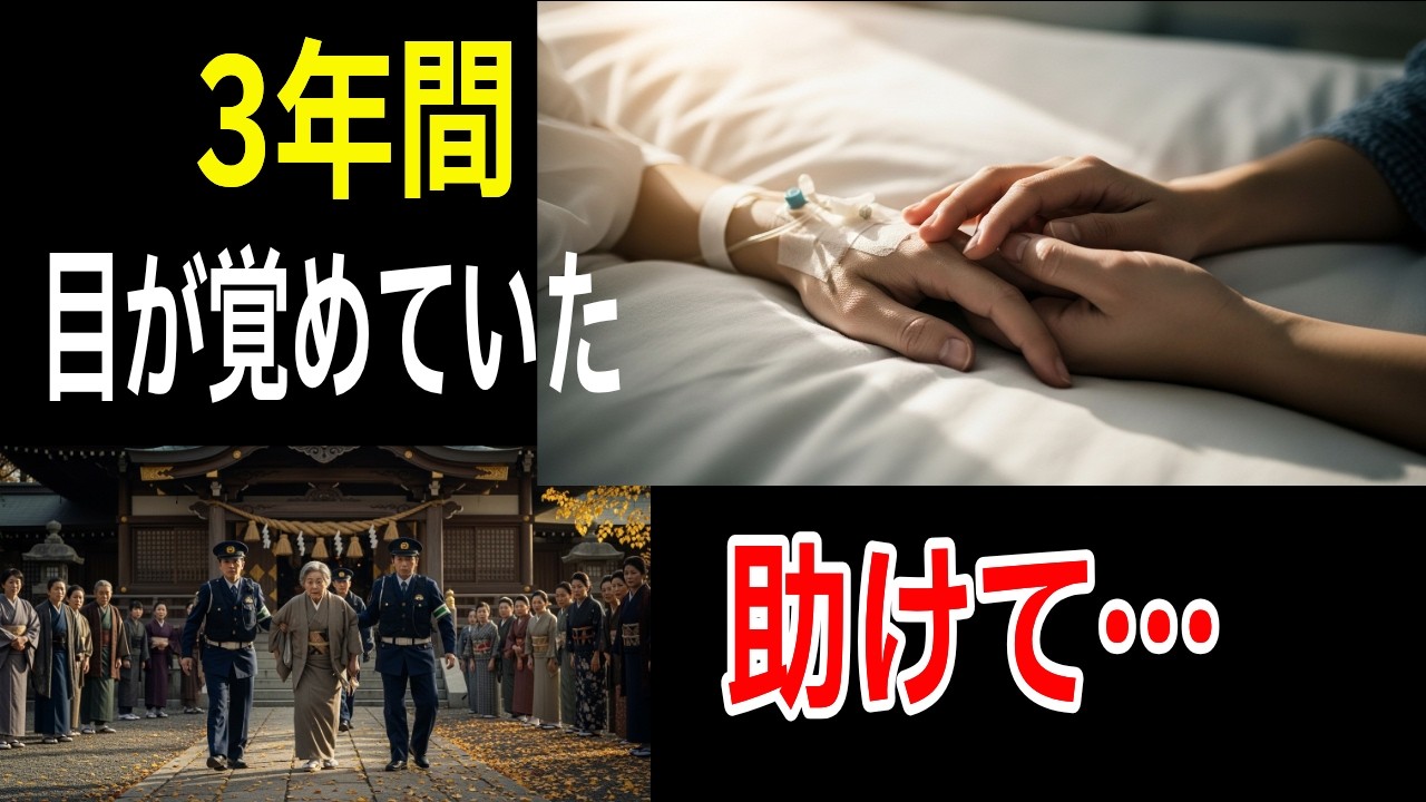 瞬きもできなかった3年。彼女は全てを見た