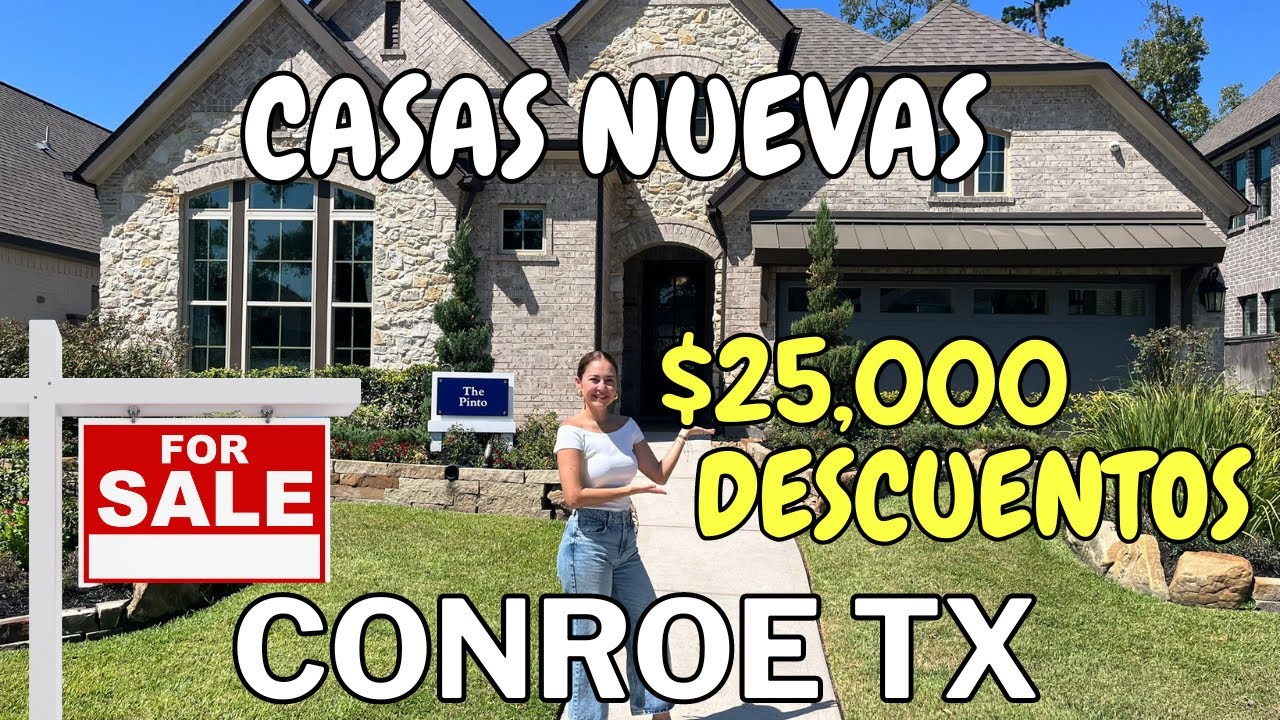 Gastos de cierre Pagos en estas HERMOSAS Casas NUEVAS en CONROE TX I Grand Central Park #texas