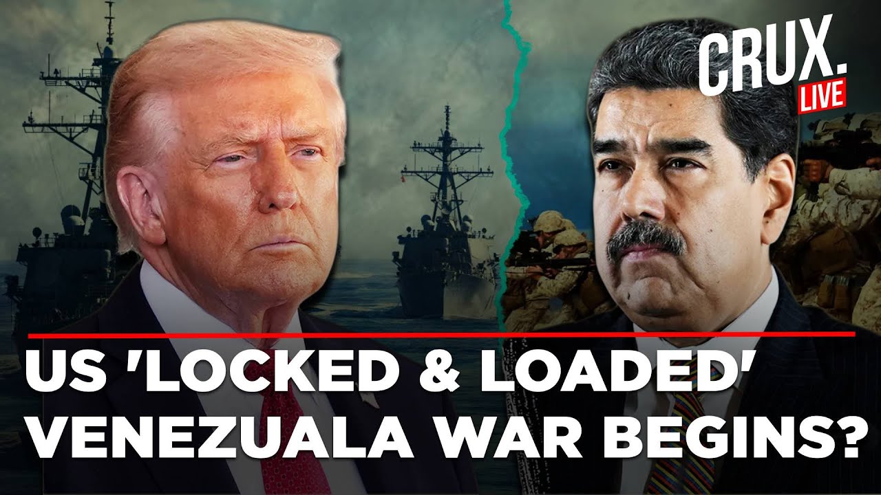 LIVE | US Warships, Aircraft SURROUND Venezuela, Trump To Order Ground Invasion Today? | Maduro