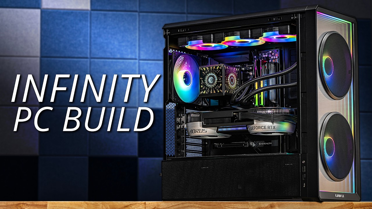 Let's Build an AORUS Infinity 5090 Gaming PC In The Micro Center Studio
