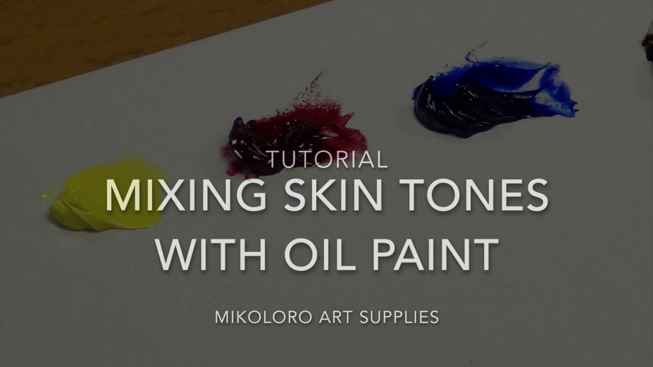 Tutorial Mixing Skin Tones with Primary Colors in Oil Paint