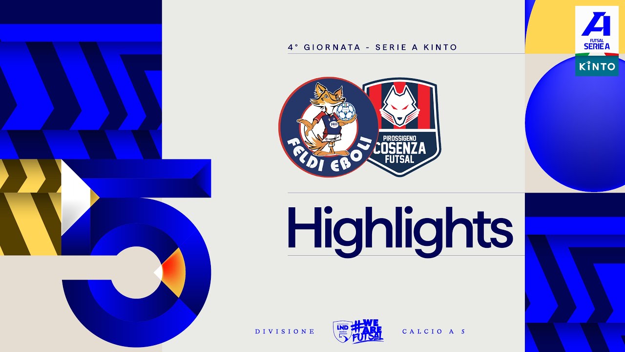 Feldi Eboli-Pirossigeno Cosenza 6-0 | Gol e highlights | 4ª giornata | Serie A KINTO 2025/2026