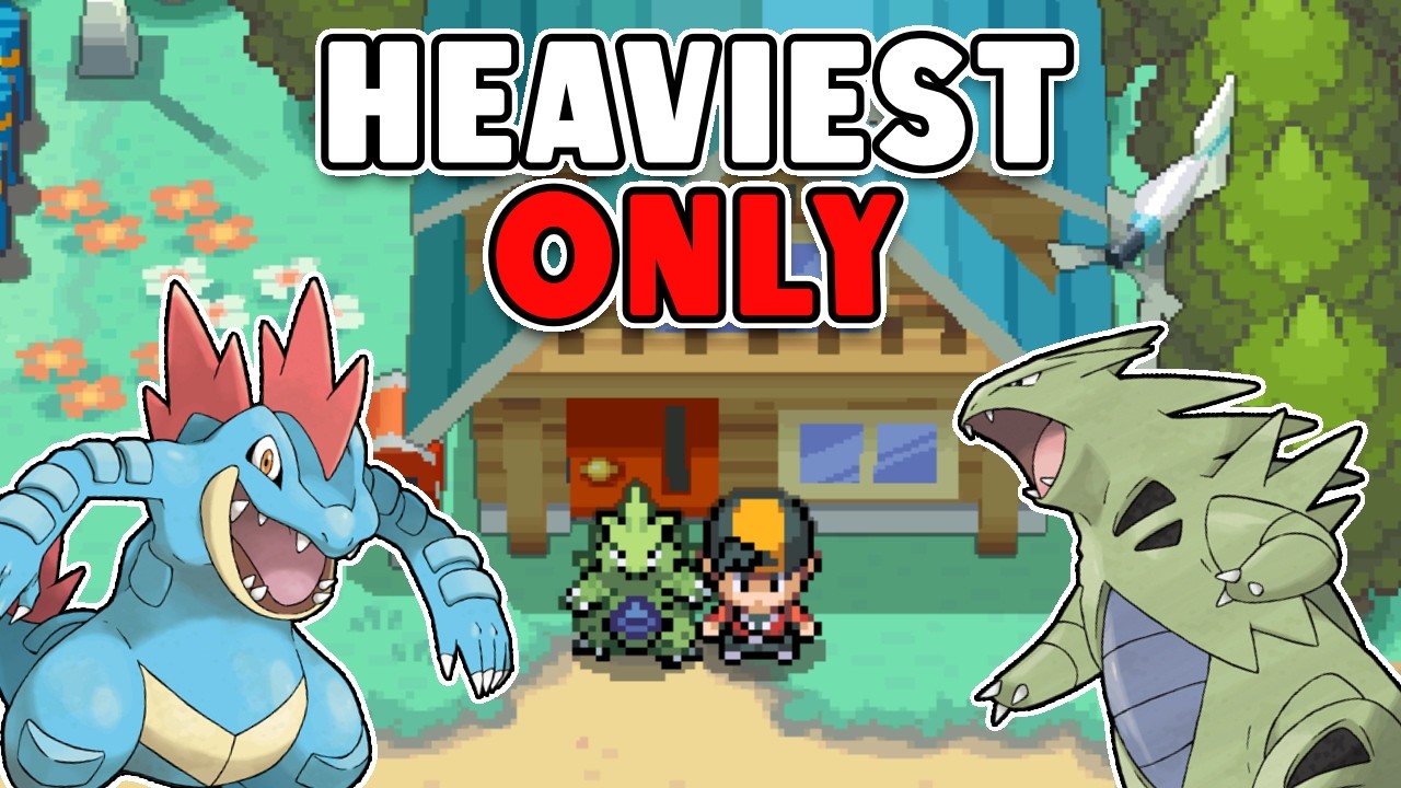 Прохождение Pok&eacute;mon HeartGold с самыми тяжелыми покемонами региона Джото