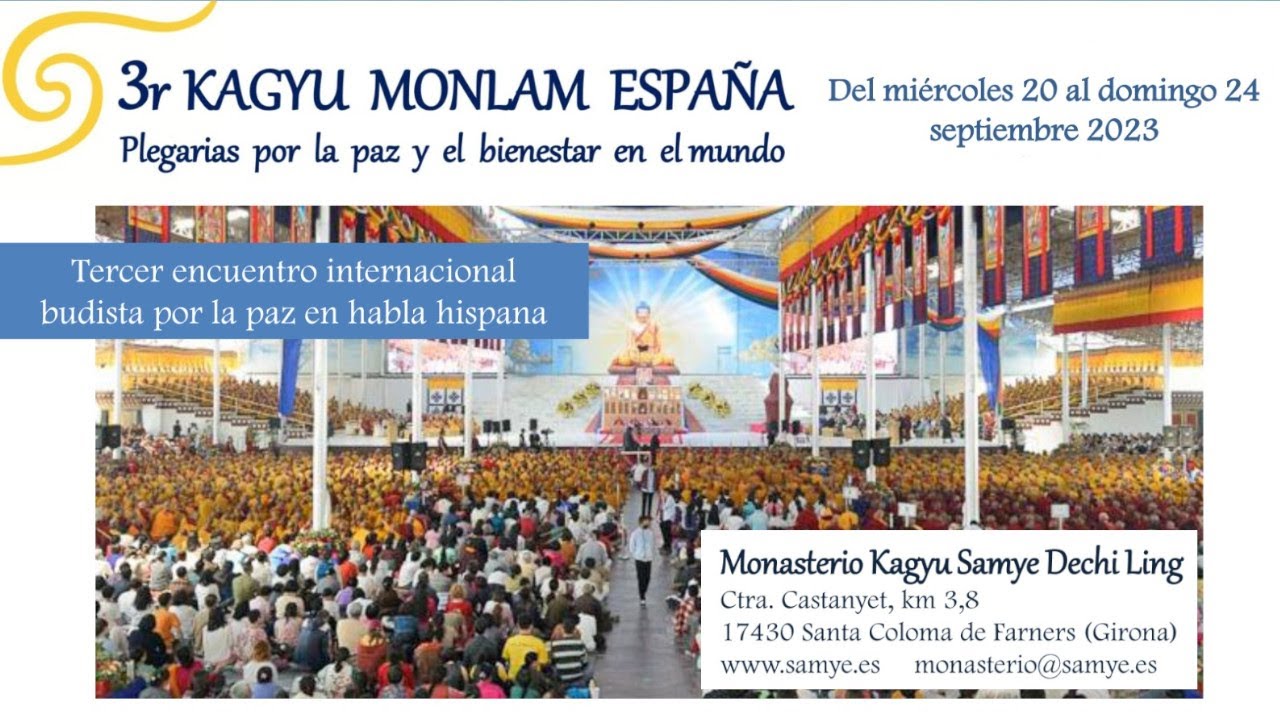 Kagyu Monlam España Online 2023 - Ceremonia de Ofrendas a los Gurus con Tsok