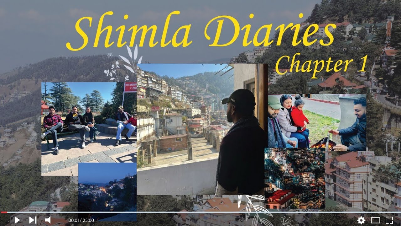 Shimla Trip | Shimla by Road l Snow in Shimla ❄️⛄ |  shimla by toy train 🚂 |  Chandigarh to Shimla 😎