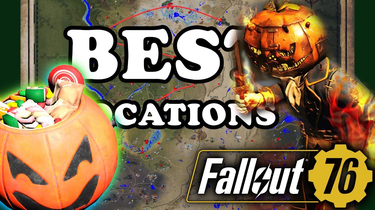 Fallout 76 Top 9 Spooky Scorched Locations, The Best Farming Route, Spooky Treat Bags.