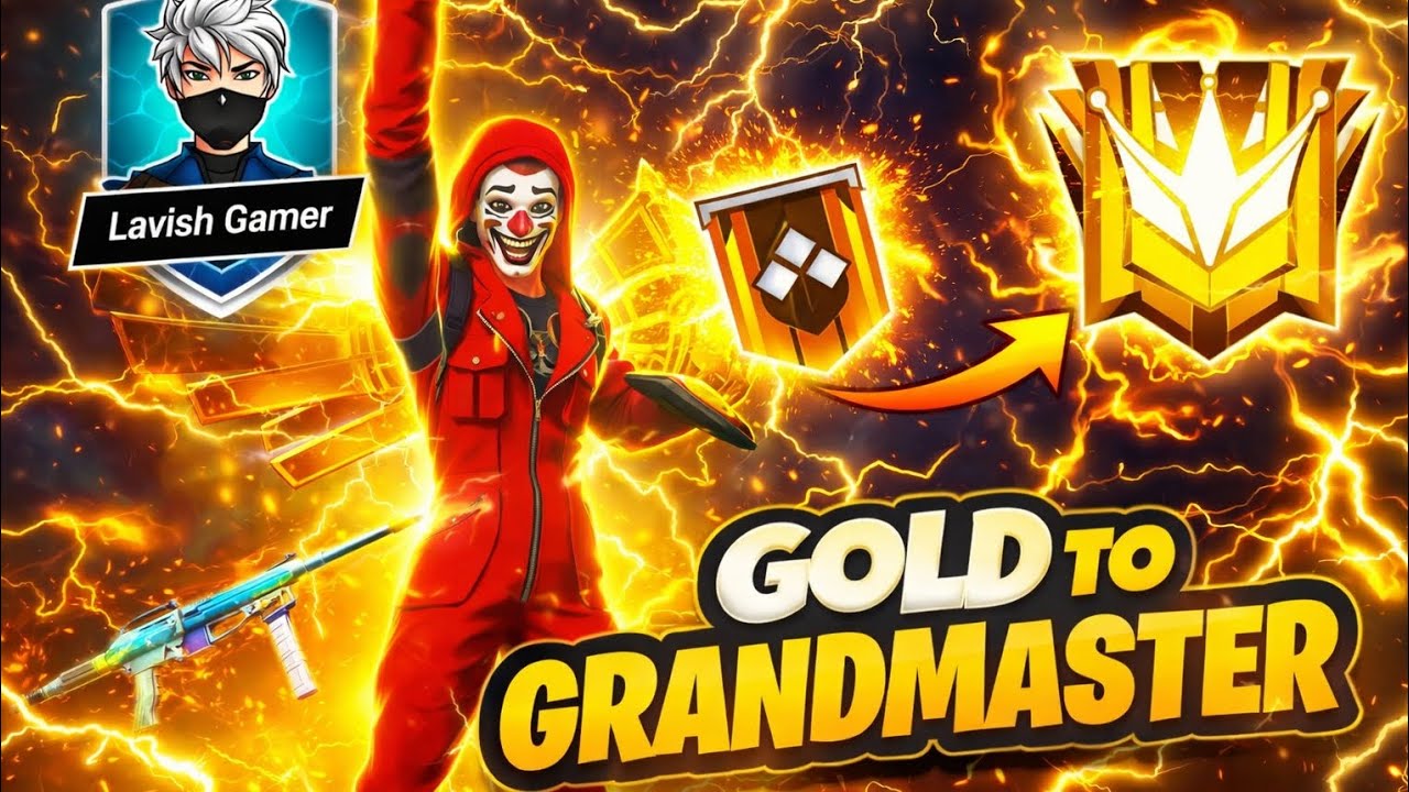 Lavish Gamer is Back 💥 | Gold To Grandmaster Challenge| Free Fire.