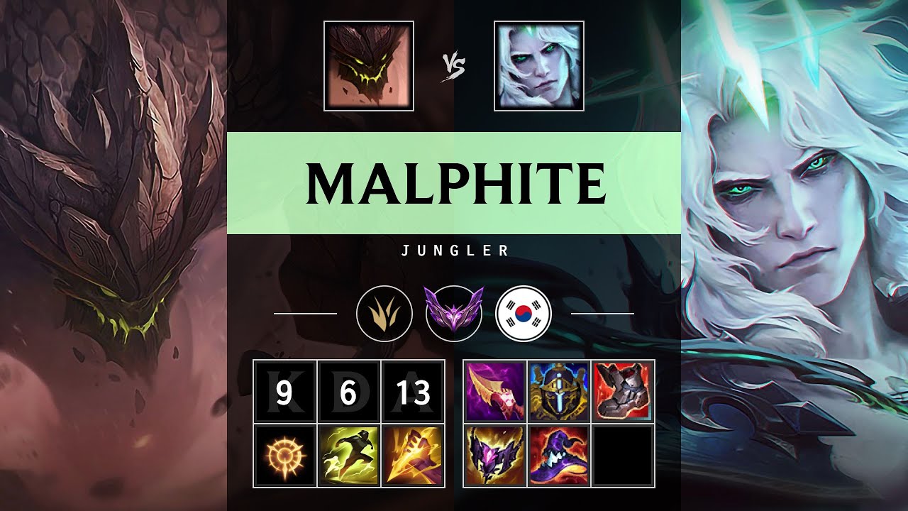 Malphite Jungle vs Viego - KR Master Patch 25.21